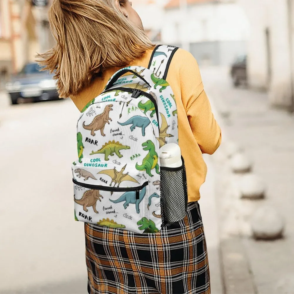 Cute Cartoon Dinosaurs Kids Backpack Bag, Daypack Bag for Boys Girls School Kindergarten Travel