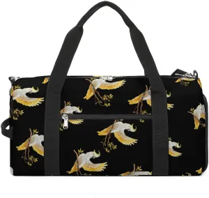 Cute Cockatiel Sports Gym Bag for Men Women Travel Duffel Bag with Shoulder Strap