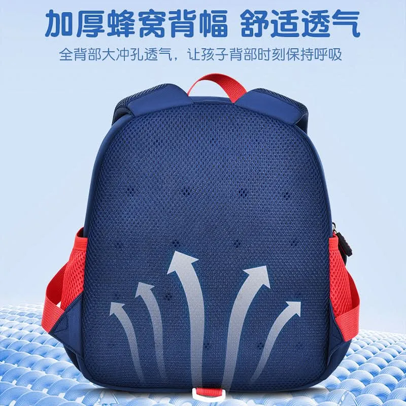 Cute Excavator Kids' Backpack – School Bag for Kindergarten & Preschool Boys & Girls