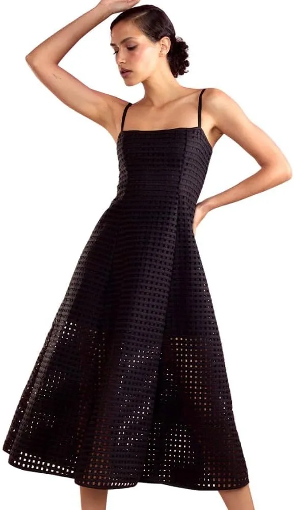 Cynthia Rowley Birdcage Midi Dress