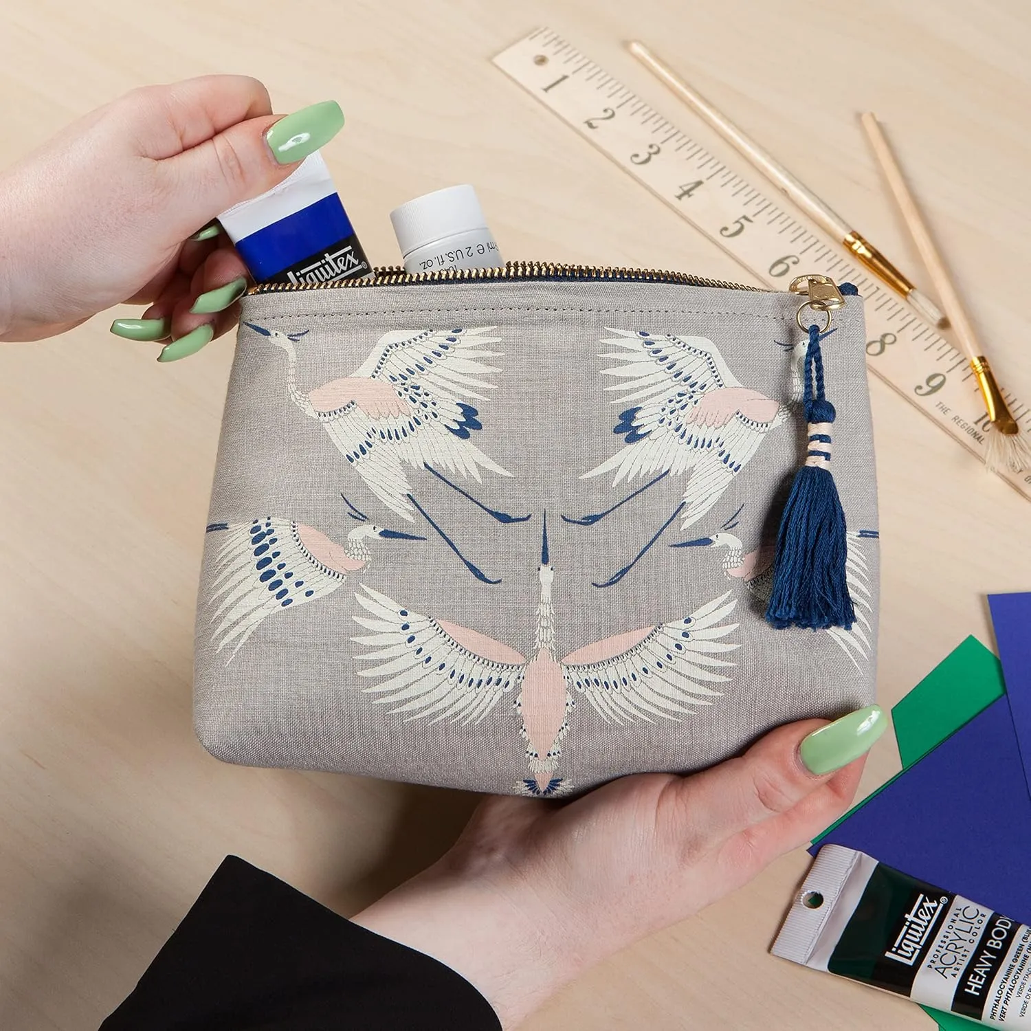 Danica Studio Women Small Zipper Cosmetic Bag