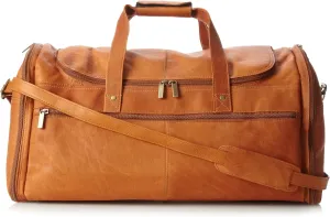David King & Co. Extra Large Multi Pocket Duffel, Tan, One Size