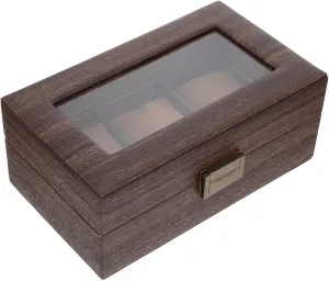 Desktop Wood Watch Box Elegant Watch Display Case for Women Bracelet Organizer Stylish Storage for Jewelry for Home Travel