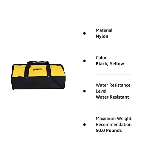 DEWALT 24" Heavy-Duty Ballistic Nylon Contractor Tool Bag