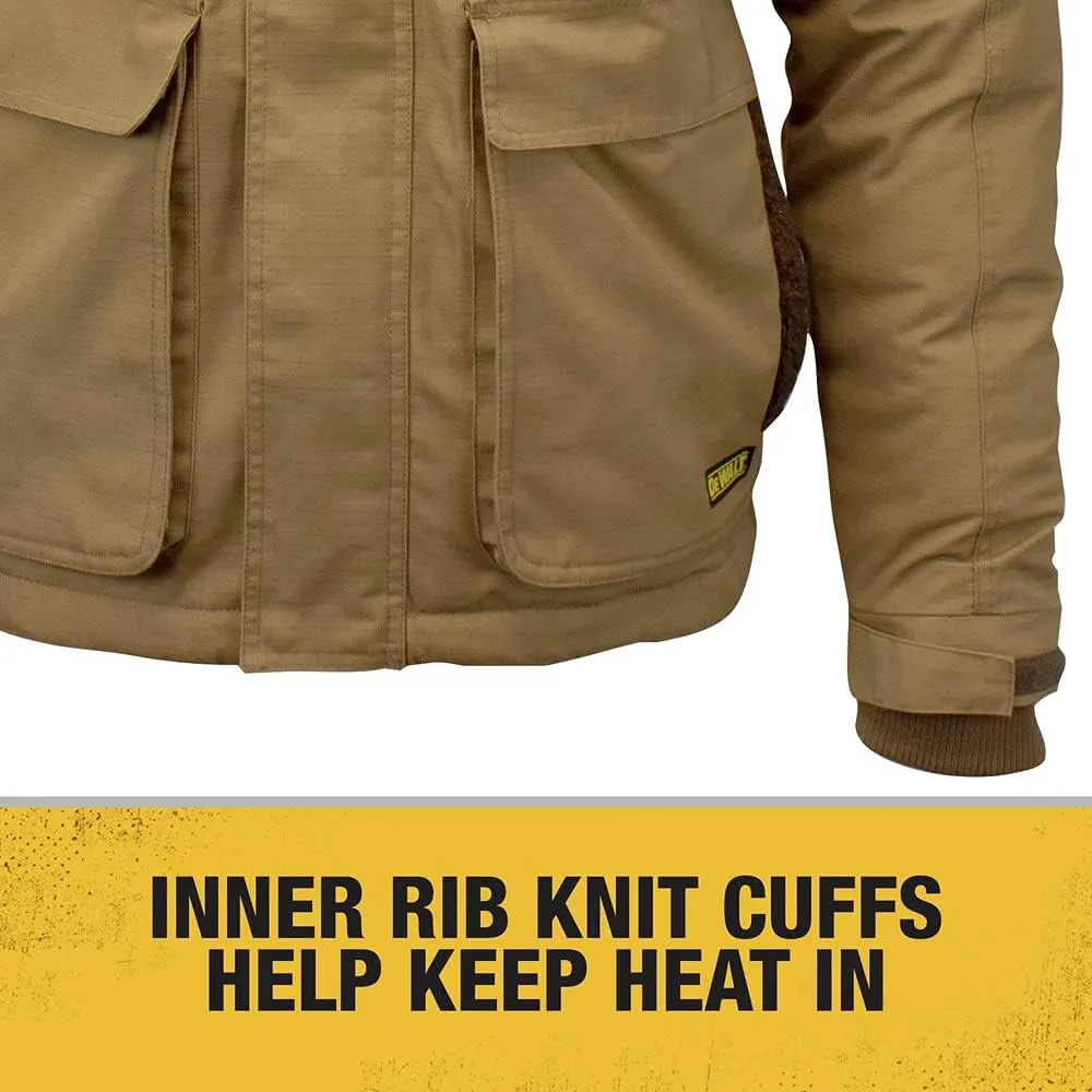 DEWALT Men's Heavy Duty Ripstop Heated Jacket Kitted