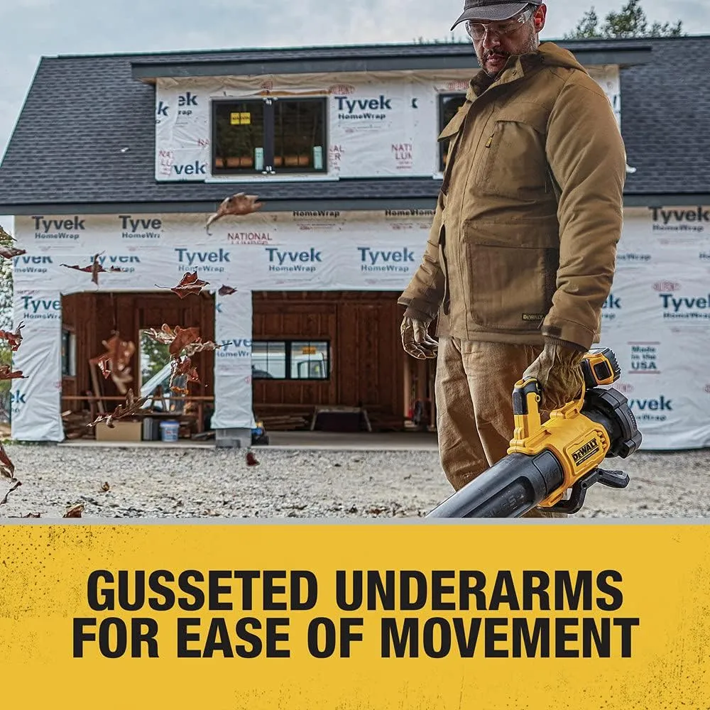 DEWALT Men's Heavy Duty Ripstop Heated Jacket Kitted
