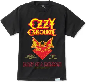 Diamond Supply Co. X Ozzy Shirt Diary of a Madman Black Size M