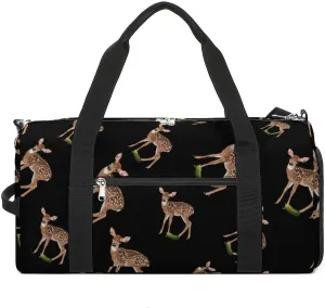 Dill Doe Nature Deer Redneck Pickle Sports Gym Bag for Men Women Travel Duffel Bag with Shoulder Strap