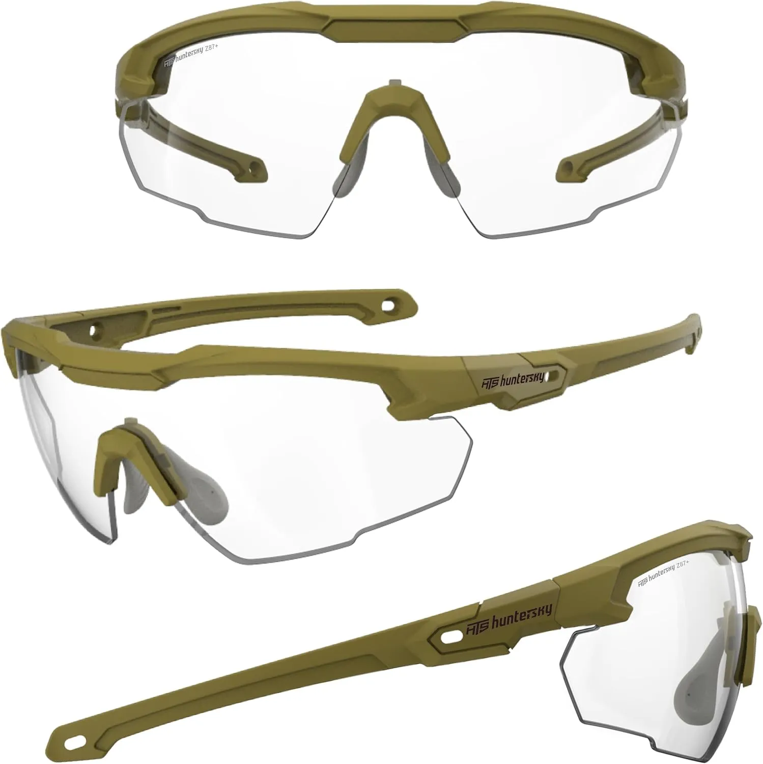 DISCOVER YOUR WORLD ! Anti-Fog Shooting Safety Glasses for men Military Grade range Hunting Riding Airsoft.