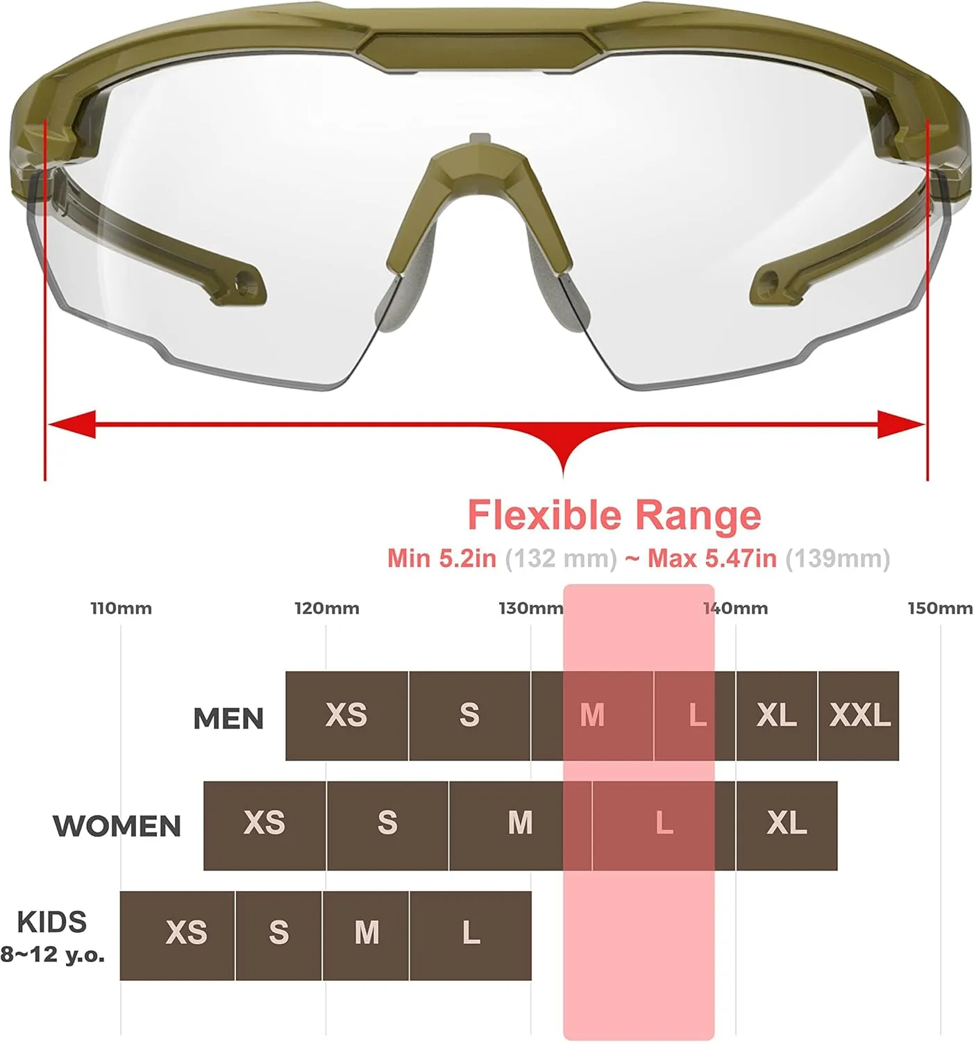 DISCOVER YOUR WORLD ! Anti-Fog Shooting Safety Glasses for men Military Grade range Hunting Riding Airsoft.