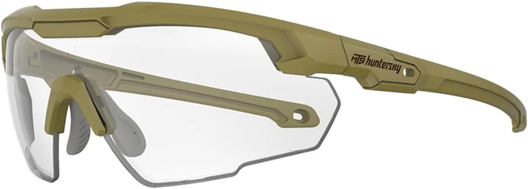DISCOVER YOUR WORLD ! Anti-Fog Shooting Safety Glasses for men Military Grade range Hunting Riding Airsoft.