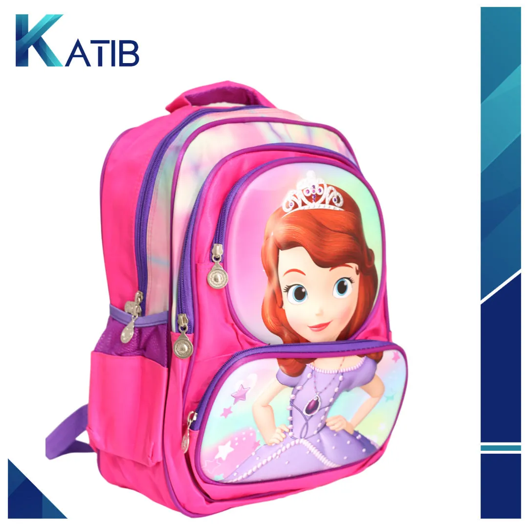 Disney 3D Sofia Embossed Character Bag  [PD]