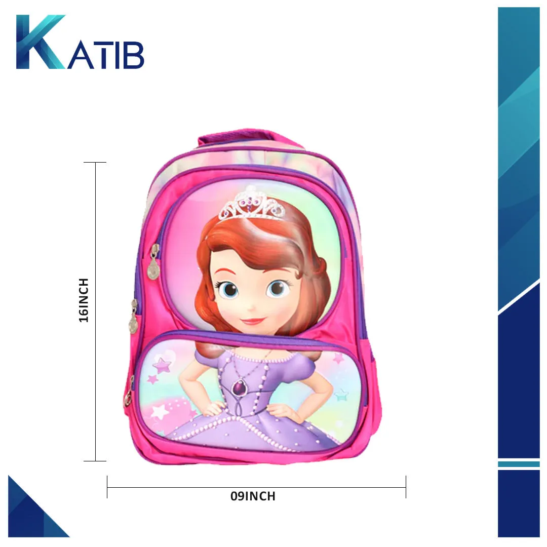 Disney 3D Sofia Embossed Character Bag  [PD]