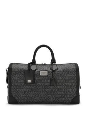 Dolce & Gabbana coated jacquard holdall