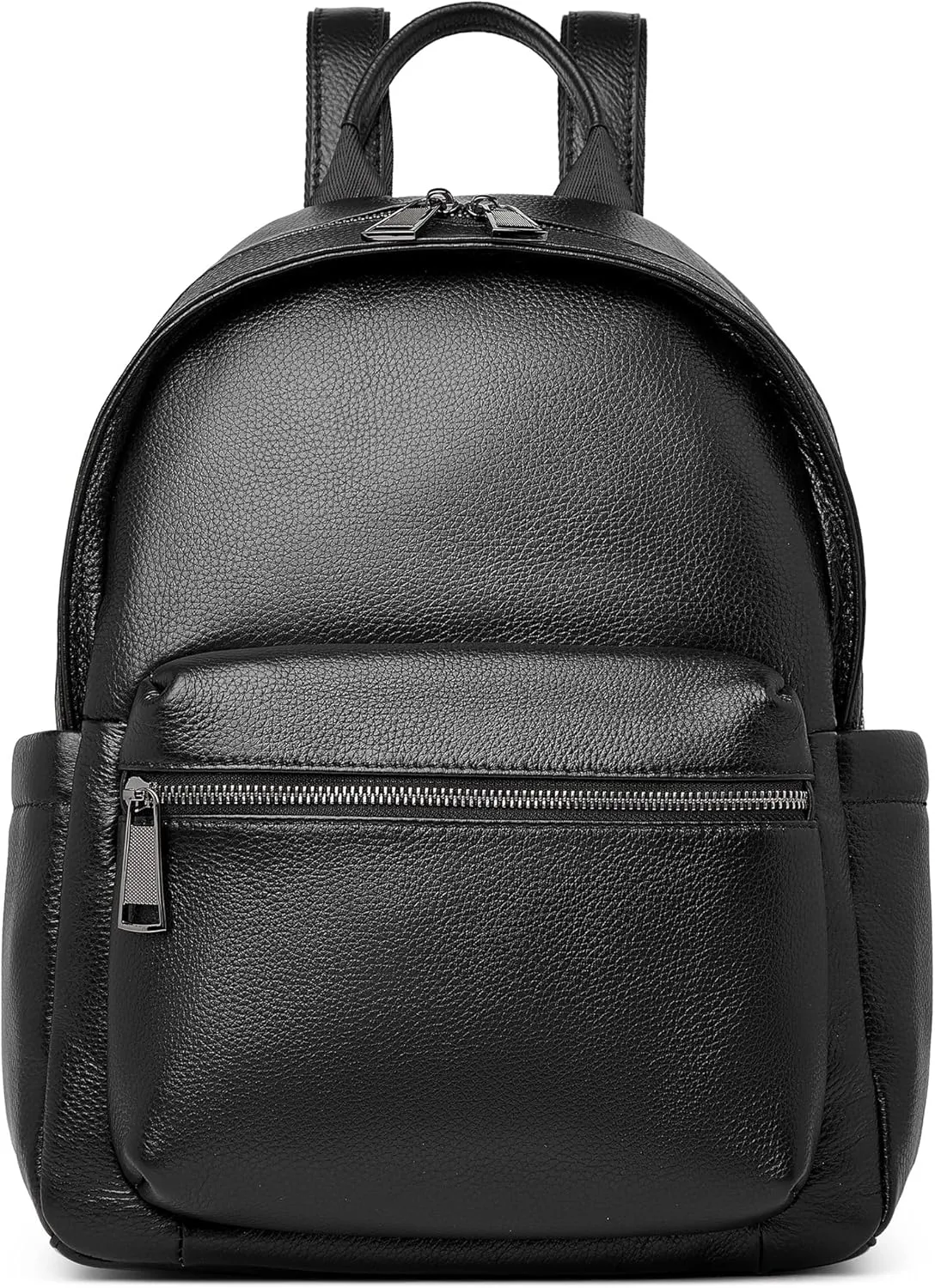 DORIS&JACKY Leather Backpack Purse for Women Fashion Casual Travel Work Daypack Shoulder Bags (Black.3)