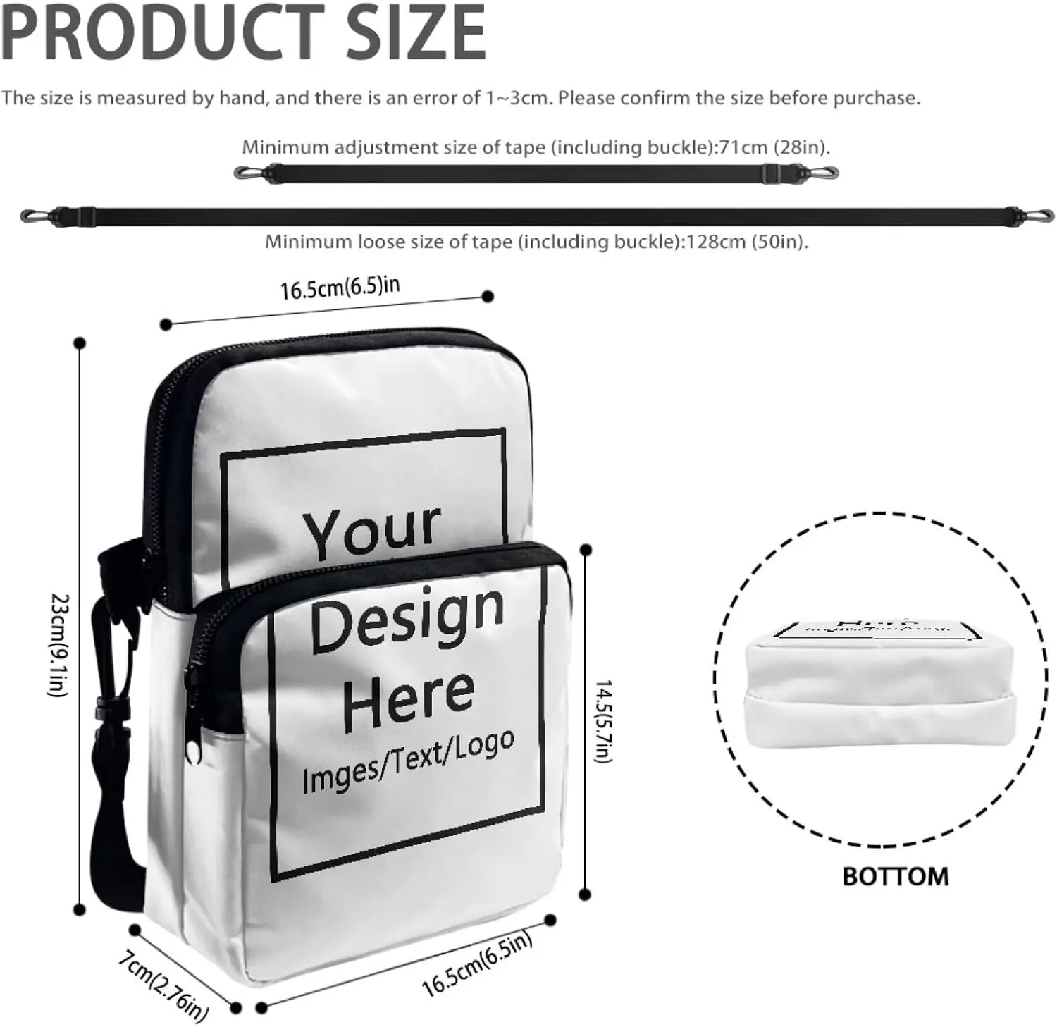 Double Layer Crossbody Bag for Women Lightweight Travel Purse Small Messenger Bags Phone Key Wallet Satchel Clutch
