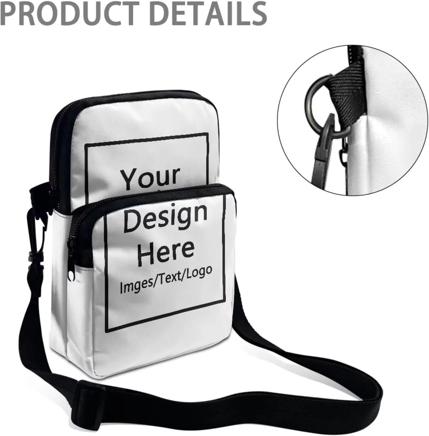 Double Layer Crossbody Bag for Women Lightweight Travel Purse Small Messenger Bags Phone Key Wallet Satchel Clutch