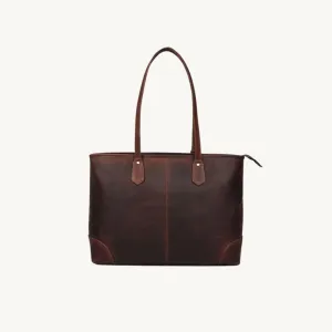 Duchess Brown Leather Tote