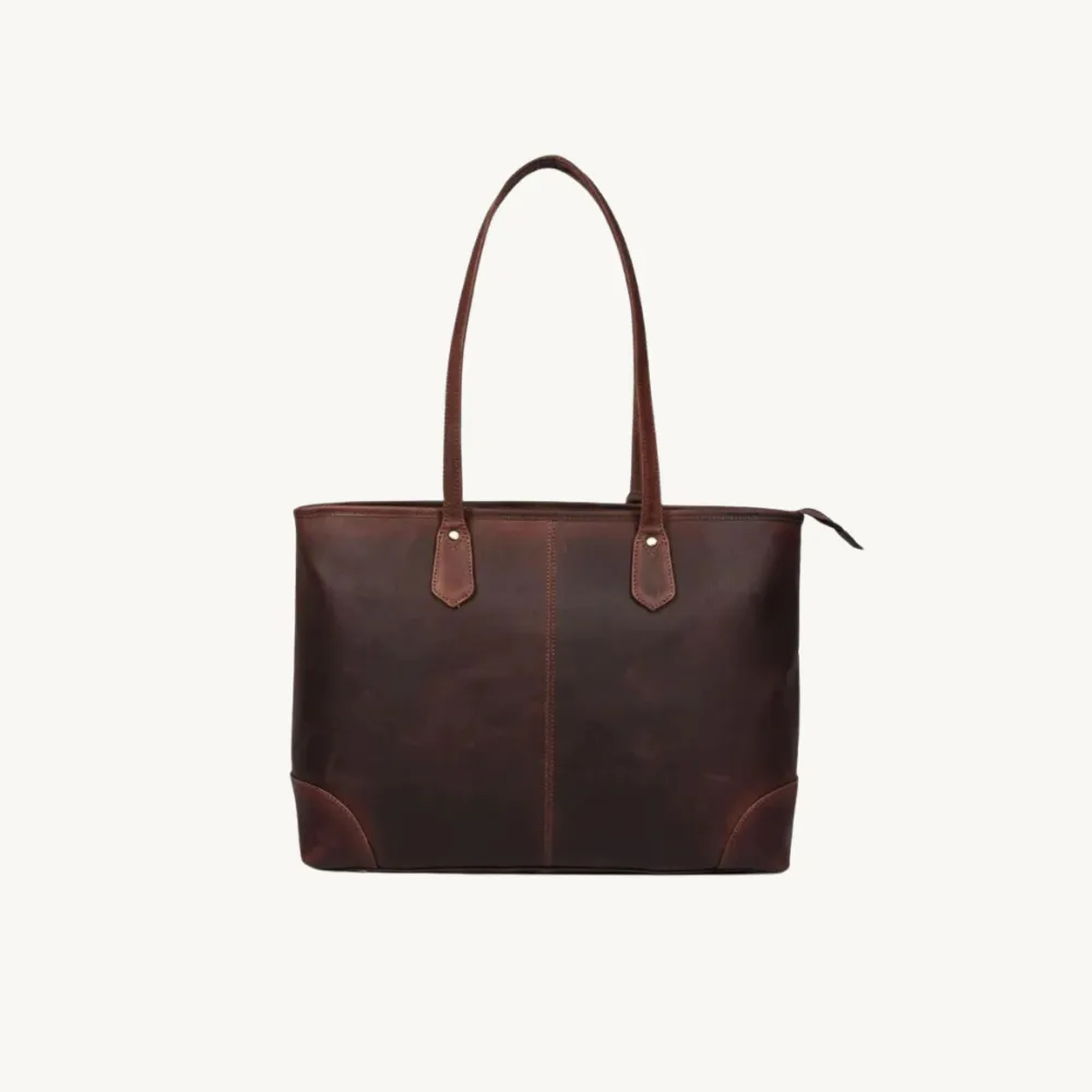 Duchess Brown Leather Tote