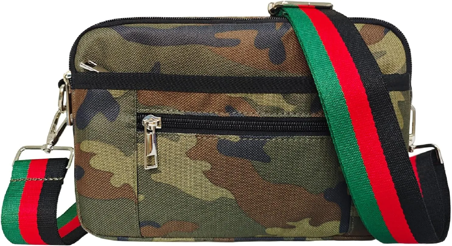 Dyalsa Small Crossbody Bags for Women Canvas Mini Crossbody Purse, Shoulder Bag Traveling Workout