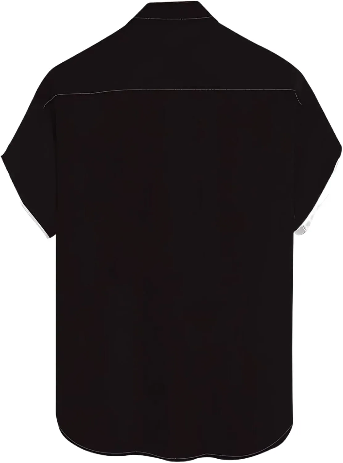 Ecosunny Bowling Shirts for Men Short Sleeve Polo Shirt Casual Slim Fit Golf Shirt