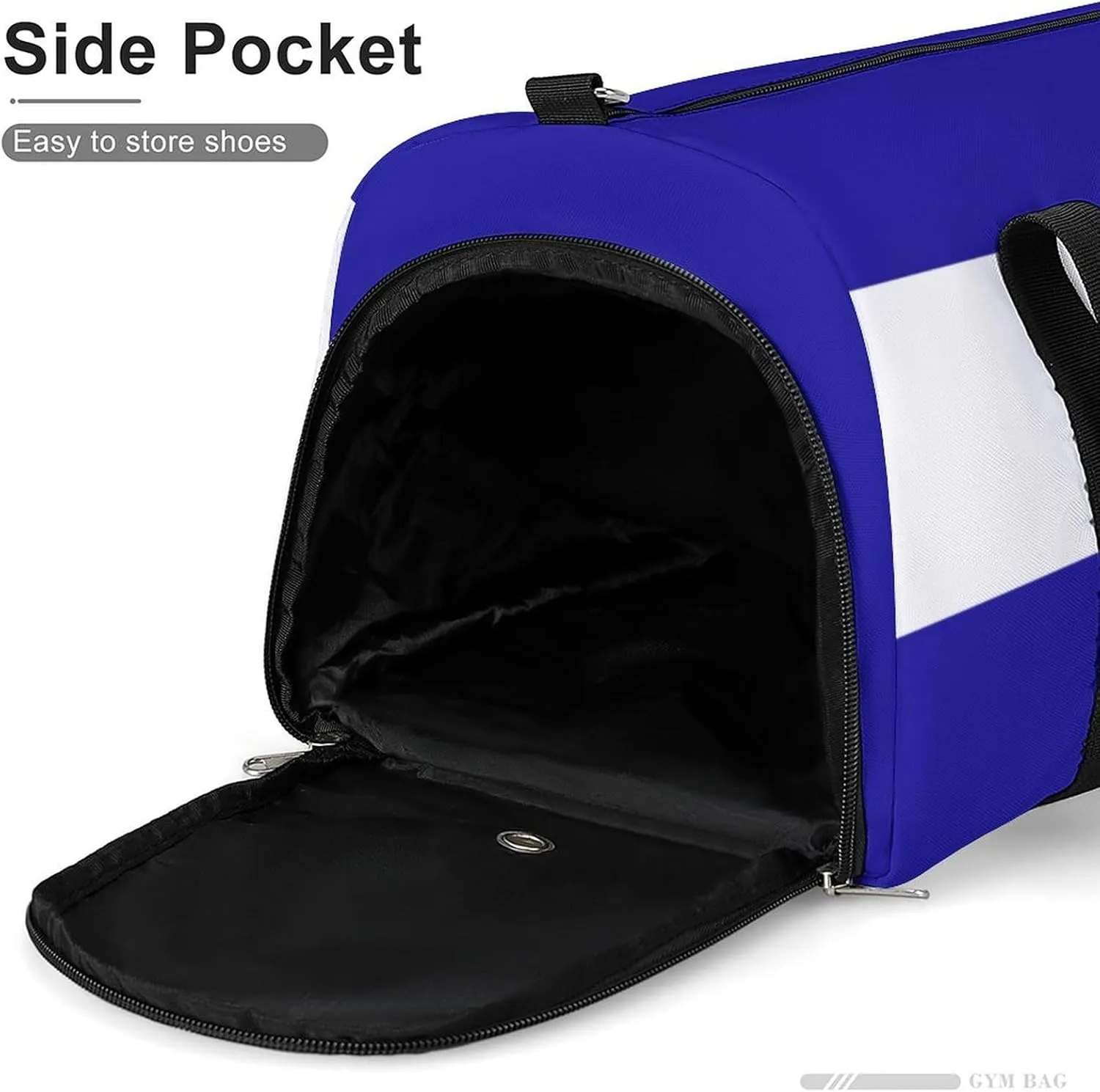 El Salvador Flag Travel Gym Bag with Shoe Compartment Waterproof Weekender for Sports Yoga Beach