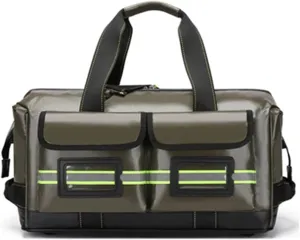 Emergency Medical Assistant Bag Empty, Medicine Storage Bag, Professional First Responder Bag with Multiple Pockets for First Aid Kit and Nursing Supplies ( Color : C , Size : 40*23*25cm )