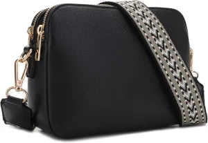 Emperia Crossbody Bag for Women Small Crossbody Camera Purses with Adjustable Webbing Shoulder Strap