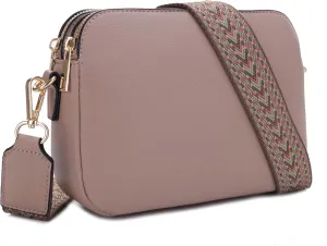 Emperia Crossbody Bag for Women Small Crossbody Camera Purses with Adjustable Webbing Shoulder Strap