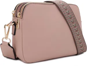 Emperia Crossbody Bag for Women Small Crossbody Camera Purses with Adjustable Webbing Shoulder Strap