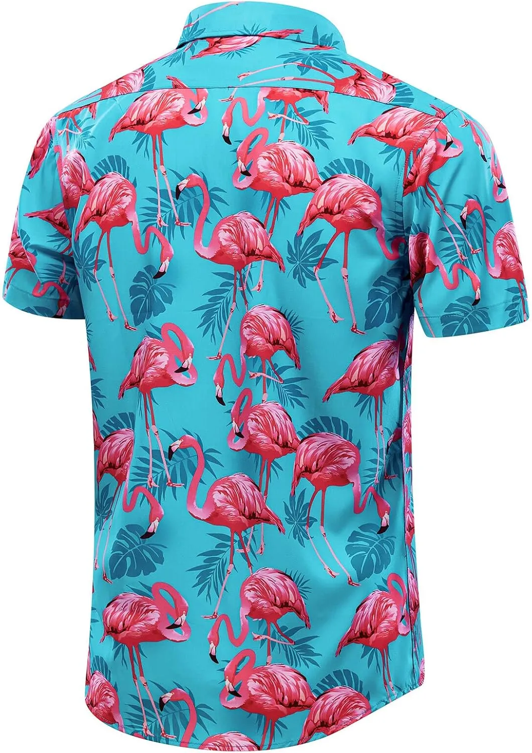 ENVMENST Hawaiian Shirt for Men Short Sleeve Beach Printed Summer Button Down Aloha Shirt(S-3XL)