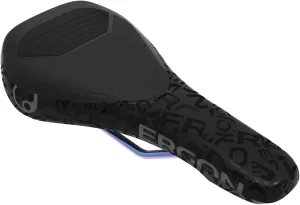ERGON SM Downhill Comp Team Saddle, Oil Slick Rails, Black