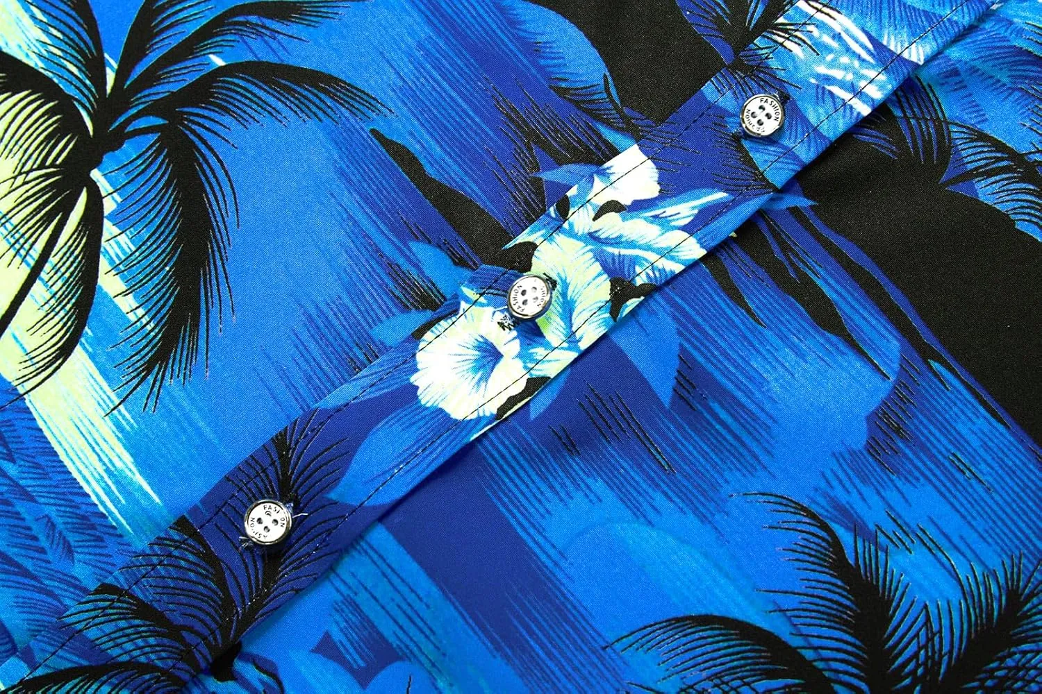 EUOW Men's Hawaiian Shirt Short Sleeves Printed Button Down Summer Beach Dress Shirts