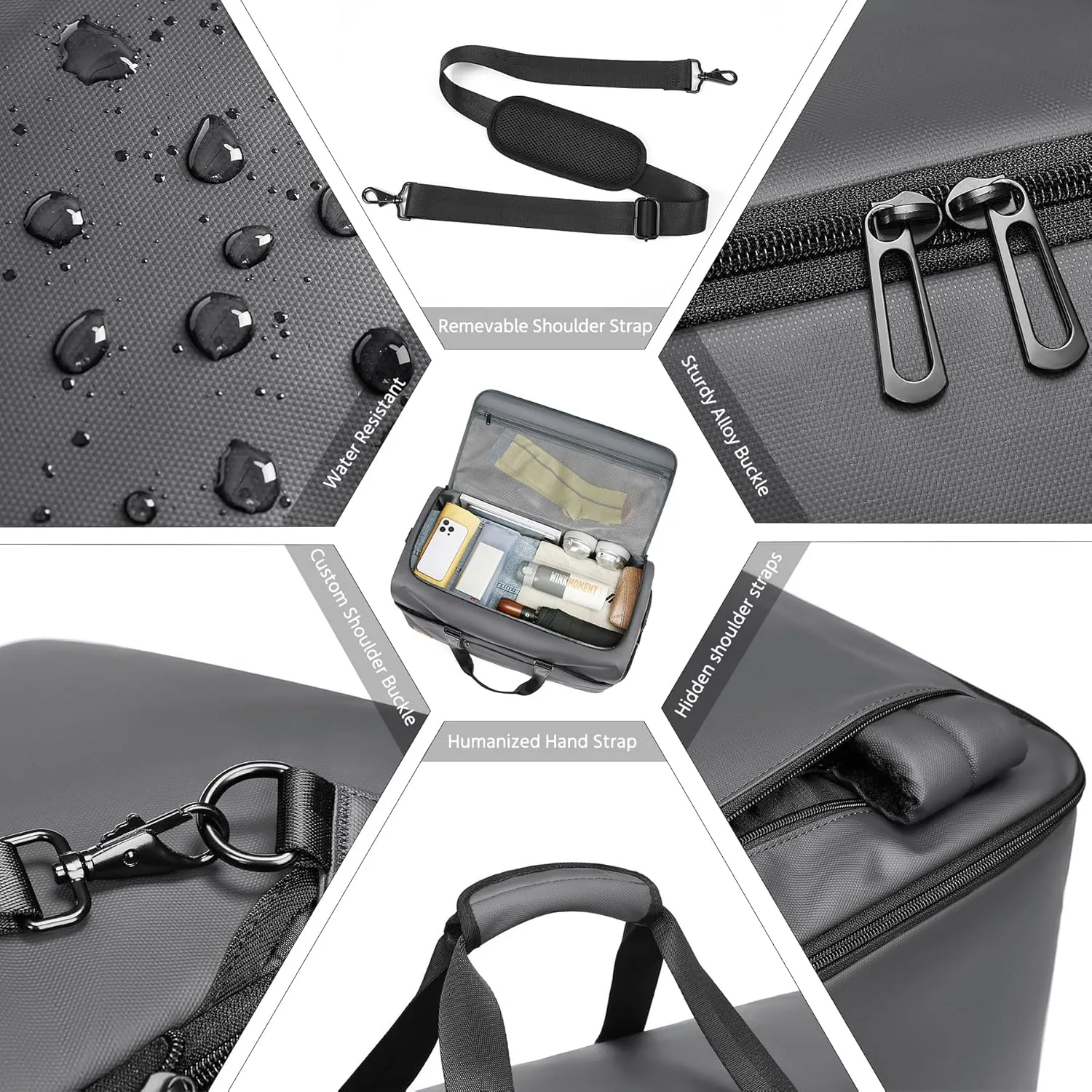 Expandable 55/70L Duffle Bag for Travel,Travel Bag for Men,Carry on Weekend Bag with Shoe Compartment,Waterproof Gym Bags Overnight Bag for Men Women