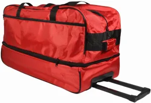 Expandable Large Capacity Travel Duffle Bag Durable Polyester, Wheeled Rolling Luggage, Retractable Handle, Versatile Storage Pockets, Foldable for Easy Storage Adventures, Travel, and Exploration