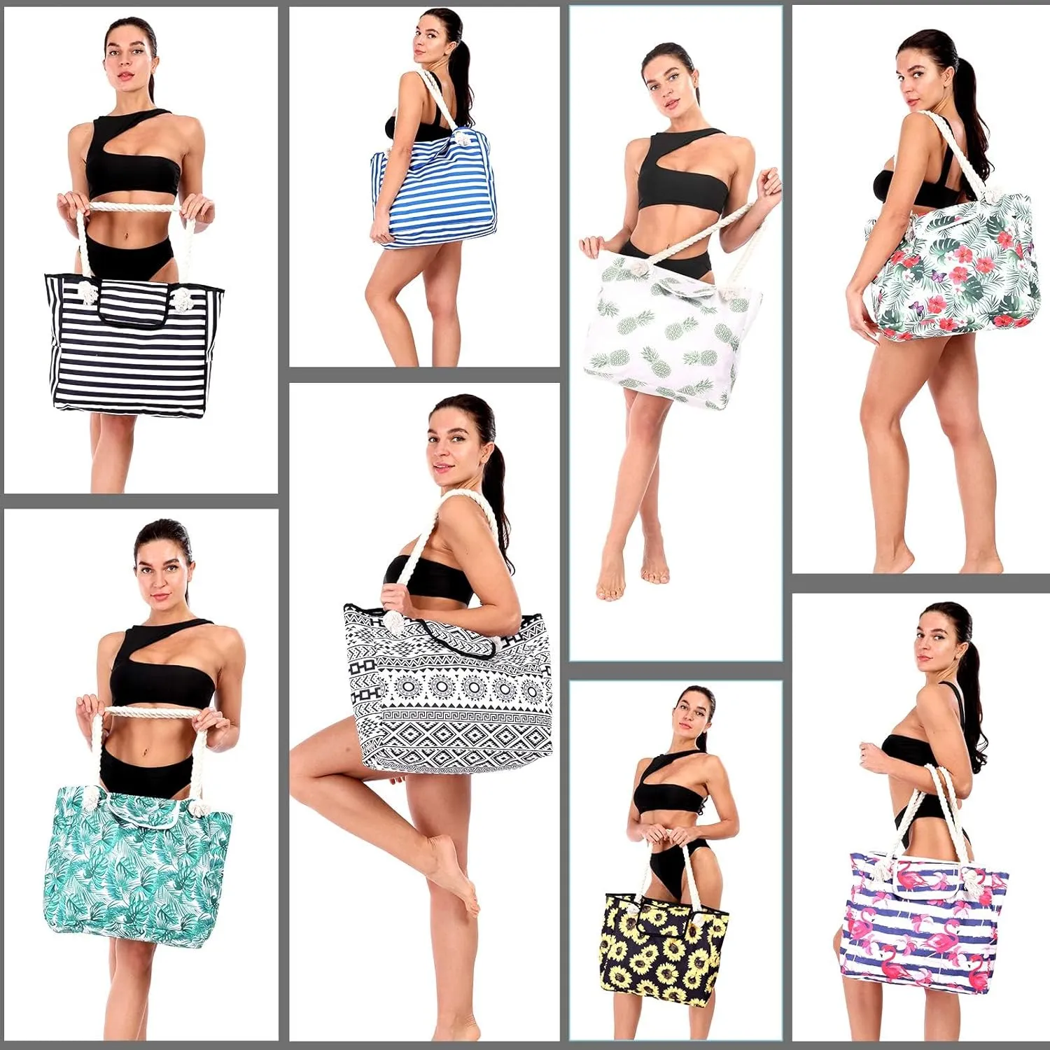 Extra Large Beach Bag Tote Bags Women Oversized XL Waterproof Vacation Canvas Personalized