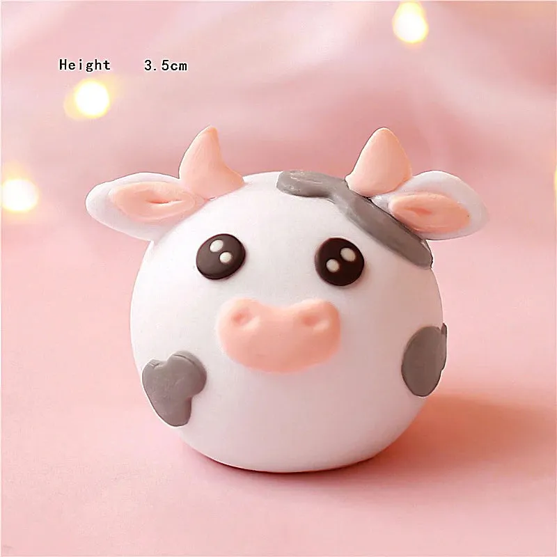 Farm Animal Cake Decoration Cows Sheep Pig Acrylic Ladder