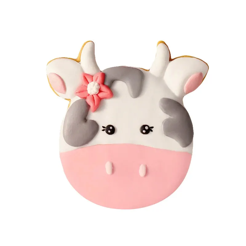 Farm Animal Cake Decoration Cows Sheep Pig Acrylic Ladder
