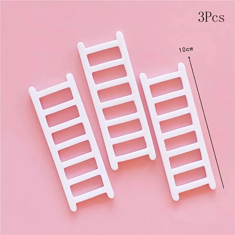 Farm Animal Cake Decoration Cows Sheep Pig Acrylic Ladder