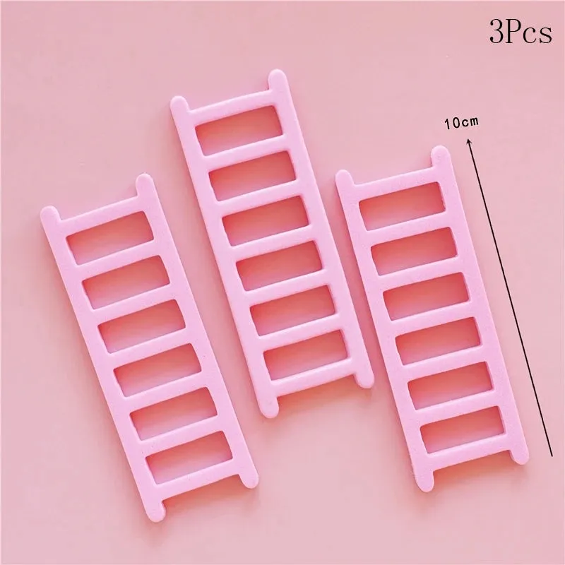 Farm Animal Cake Decoration Cows Sheep Pig Acrylic Ladder