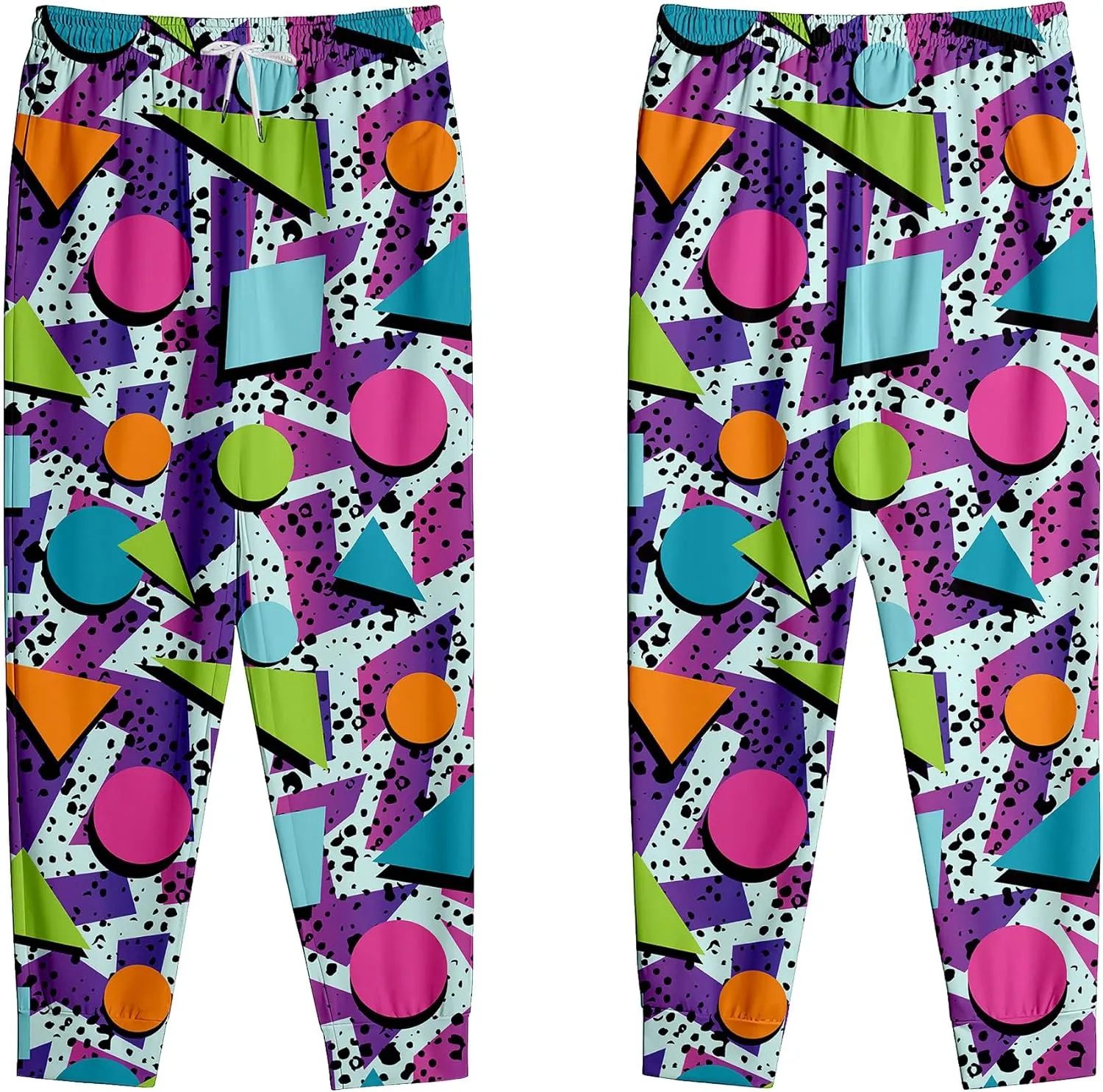 Fashion 80s Style Jogger Sweatpants Mens Funny Joggers Pants Casual Track Pants 90s Outfit for Men Sports Athletic