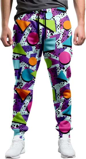 Fashion 80s Style Jogger Sweatpants Mens Funny Joggers Pants Casual Track Pants 90s Outfit for Men Sports Athletic