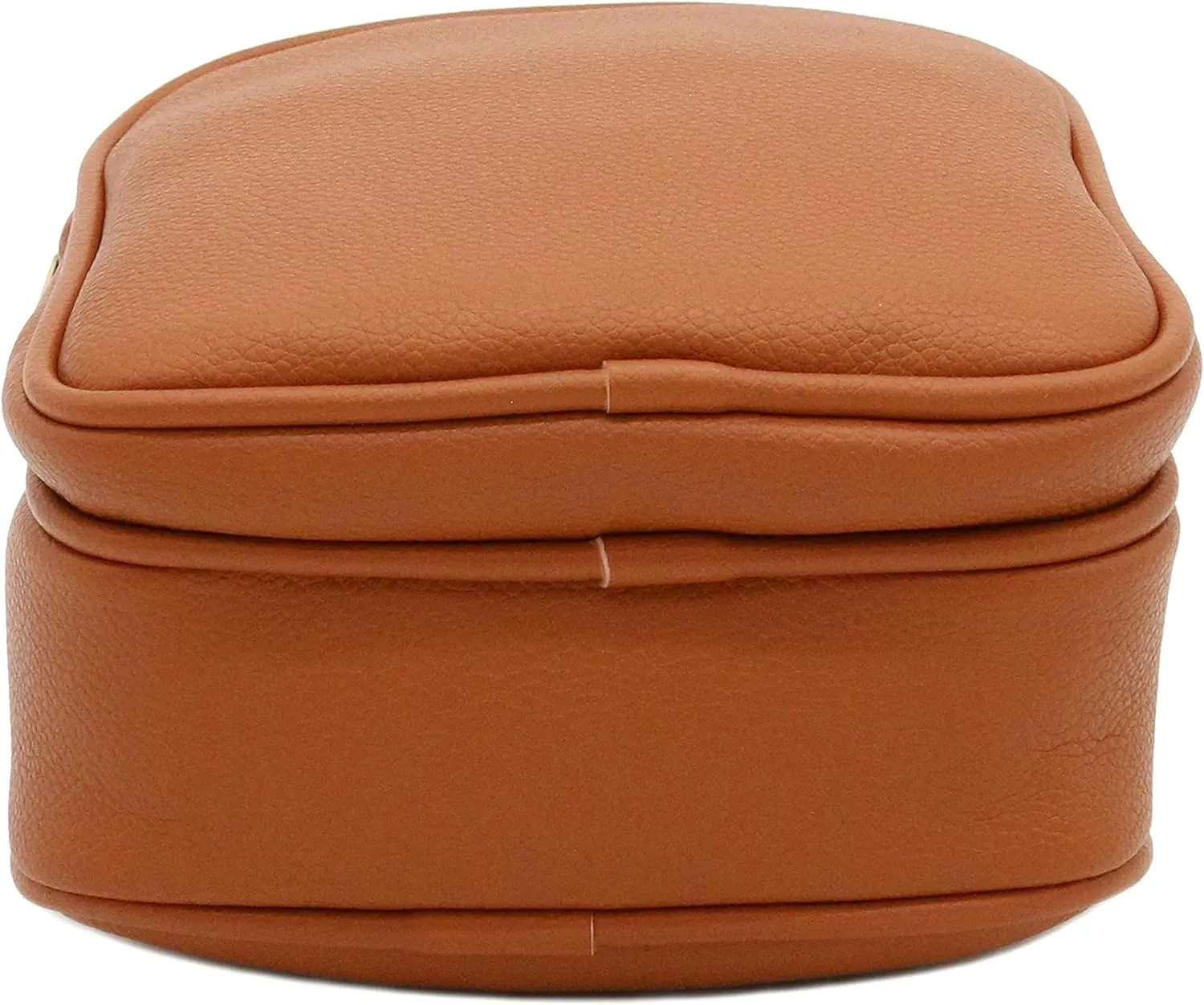 FashionPuzzle Multi Pocket PU Leather Casual Medium Crossbody Bag with Adjustable Strap
