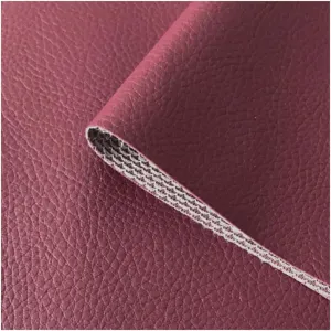 Faux Leather Fabric Leatherette Premium Soft Feel Material Vinyl Cloth Upholstery DIY Sewings Sofa Handbag Car Seat Hair(Pig Liver Red,1.6X5m)