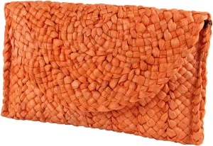 Fecialy Straw Clutch Purses Straw Purses for Women Envelope Woven Clutch Handbags Summer Beach Bags