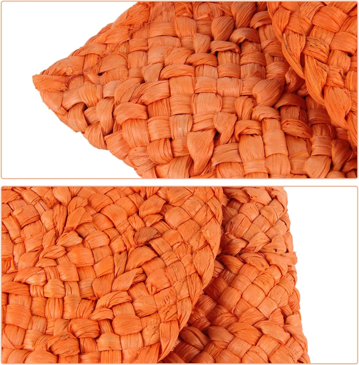 Fecialy Straw Clutch Purses Straw Purses for Women Envelope Woven Clutch Handbags Summer Beach Bags