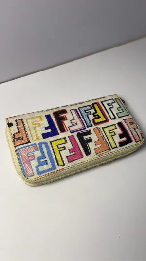 Fendi Zucchino Beige Wallet