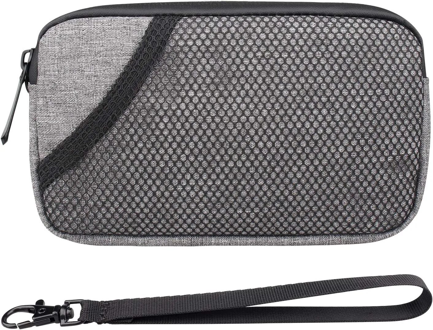 FIREDOG Odor Proof Bags, Smell Proof Pouch Carbon Lined Travel Stash Storage Smellproof Bags (Grey, 6.5"x4")