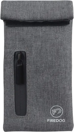 FIREDOG Smell Proof Bags, Fabric Odor Proof Bag for Dog Tested 3"x6" Small Stash Travel Storage Pouch (Gray)