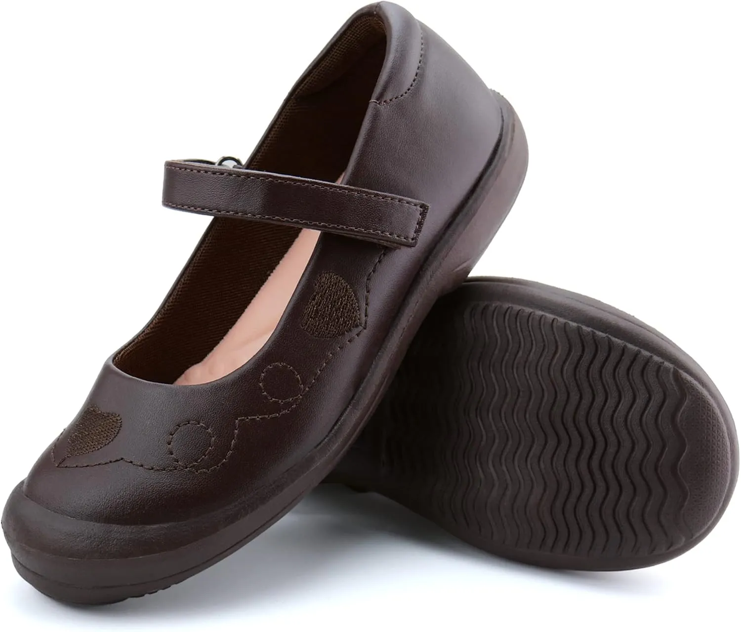 firelli Girl's Mary Jane School Uniform Shoes Comfortable Girls Dress Shoes